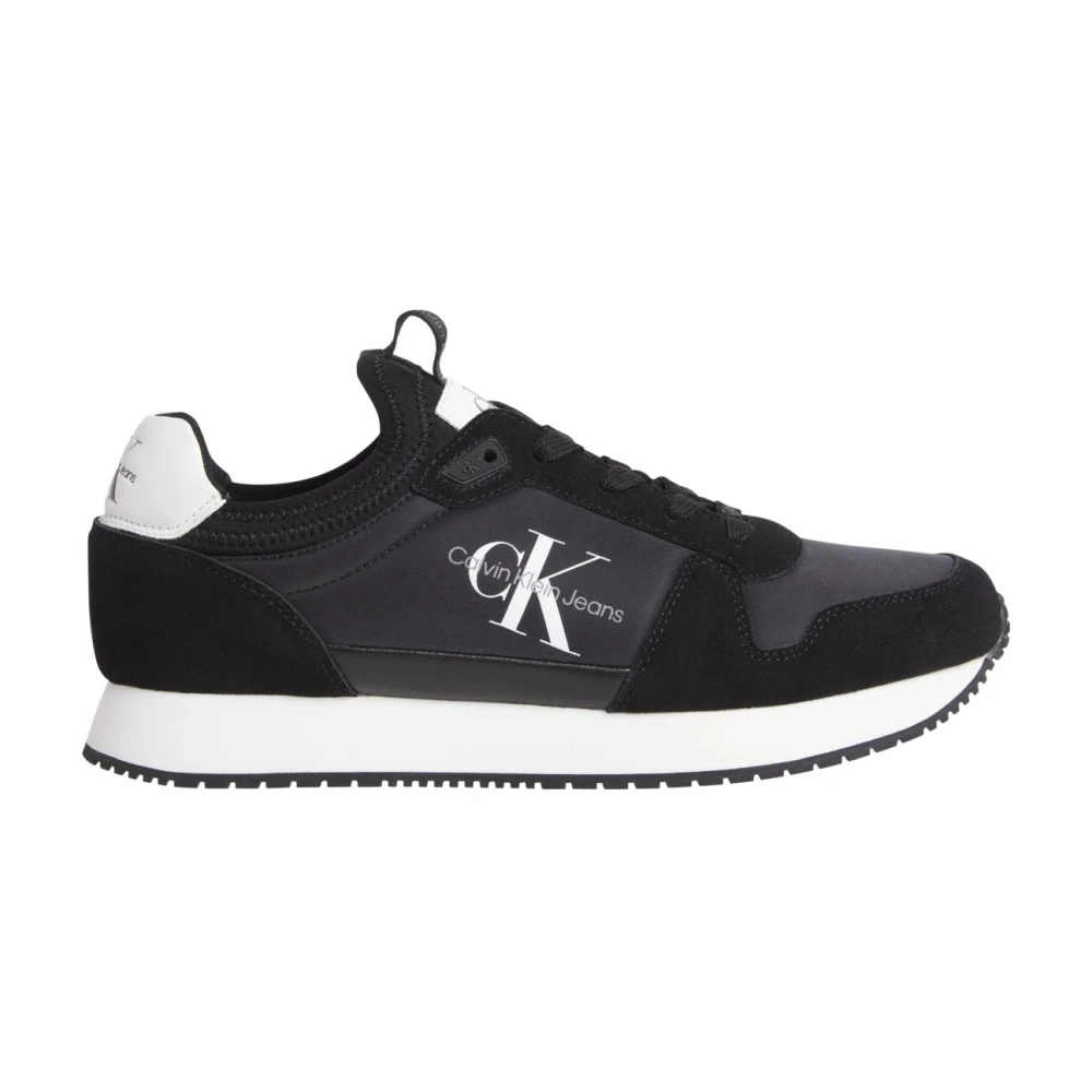 Calvin Klein Jeans Men's Black Laceup Sneakers For