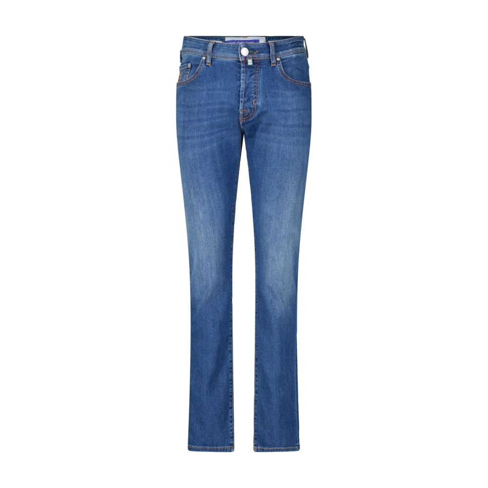Jacob Cohën Men's Blue Slim-Fit Jeans Bard - Slim Fit Jeans - W37 - Jeans
