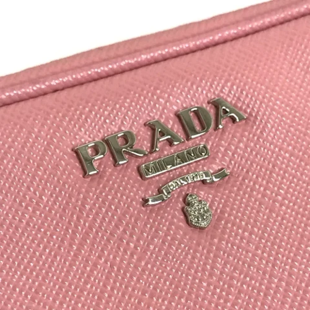 Prada Vintage Pre-owned Leather prada-bags Pink Dames