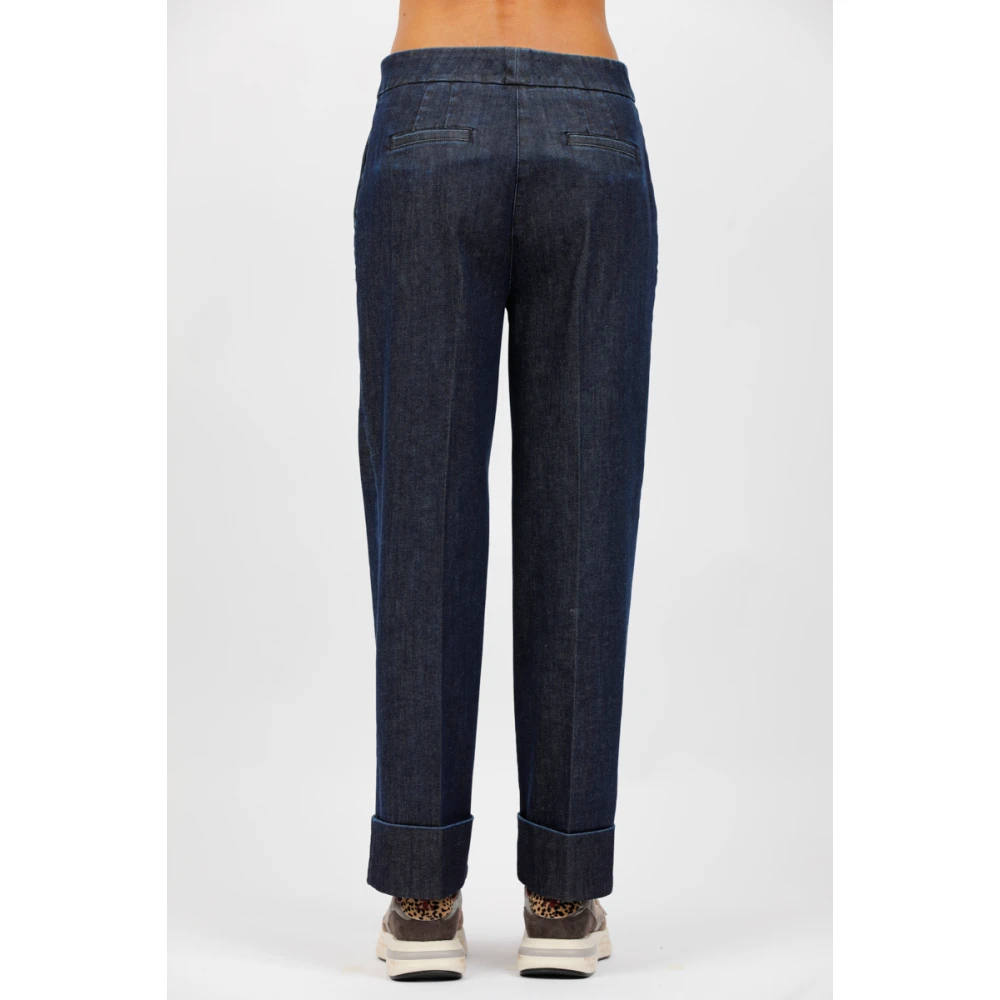 Via Masini 80 Stijlvolle broeken voor mannen Blue Dames