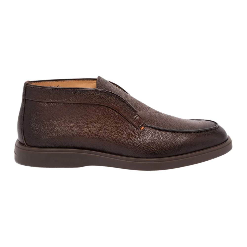 Santoni , Ankle Boots, Male, Brown, 10 Uk, Flat Shoes
