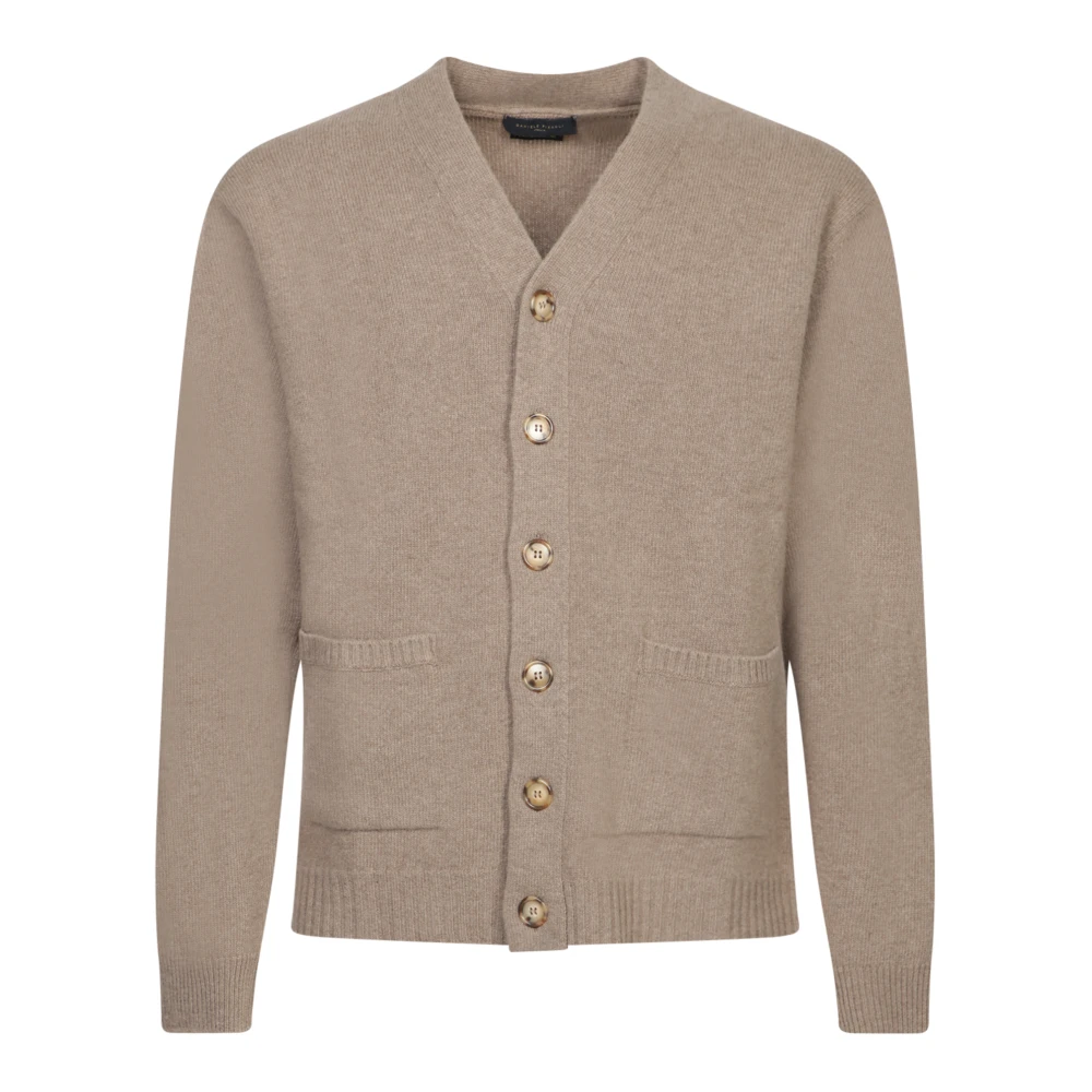 Daniele Fiesoli Beige Cardigan Sweater Aw24 Beige Heren
