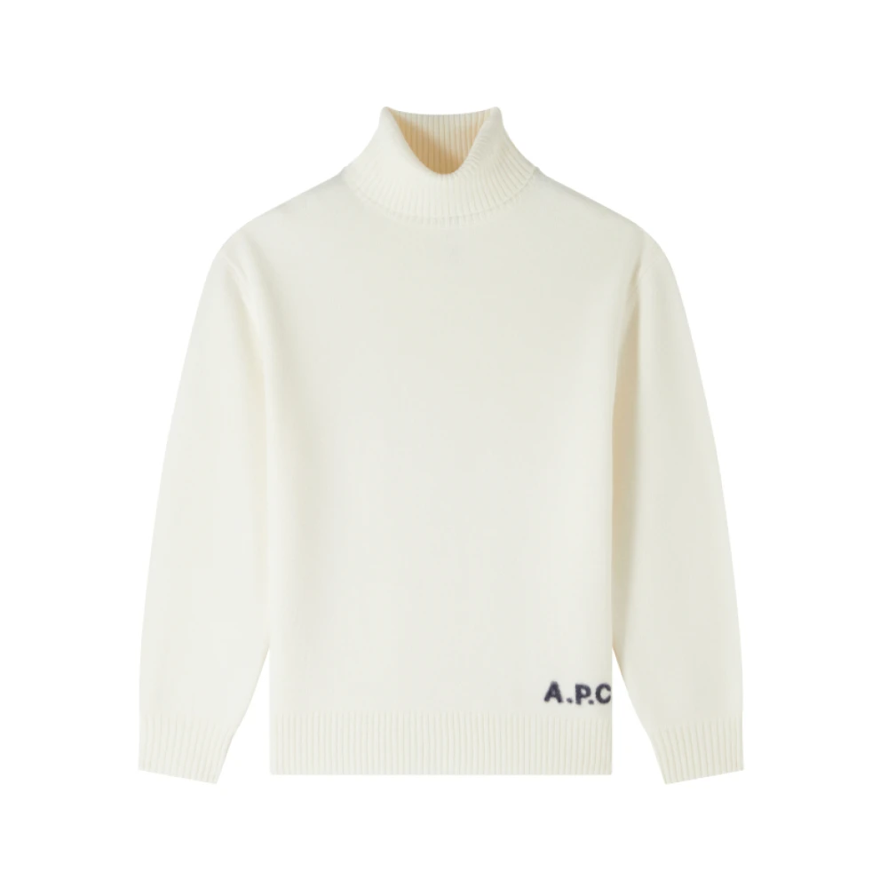 A.p.c. Women's Beige Turtlenecks, Xs, Walter Turtleneck Jumper