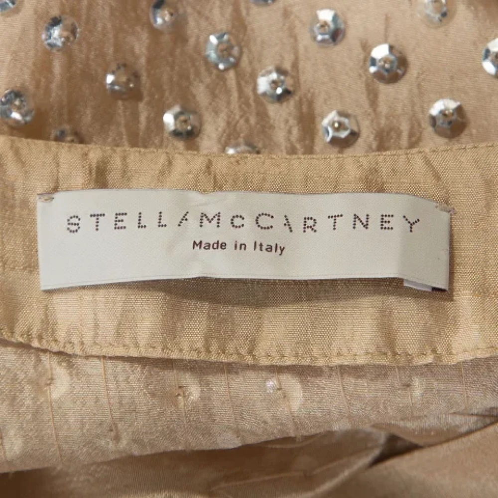 Stella McCartney Pre-owned Silk tops Beige Dames