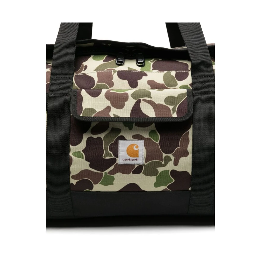Carhartt WIP Camouflage Print Bum Bag met Logo Patch Multicolor Heren