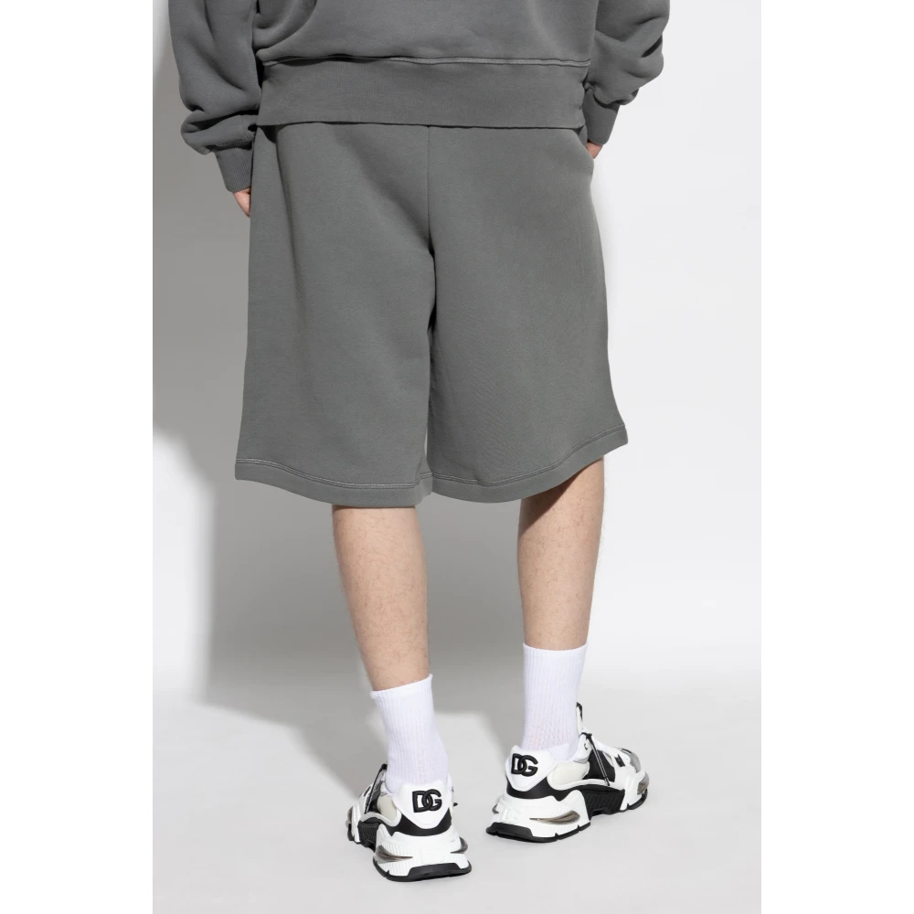 Dolce & Gabbana Gedrukte shorts Gray Heren