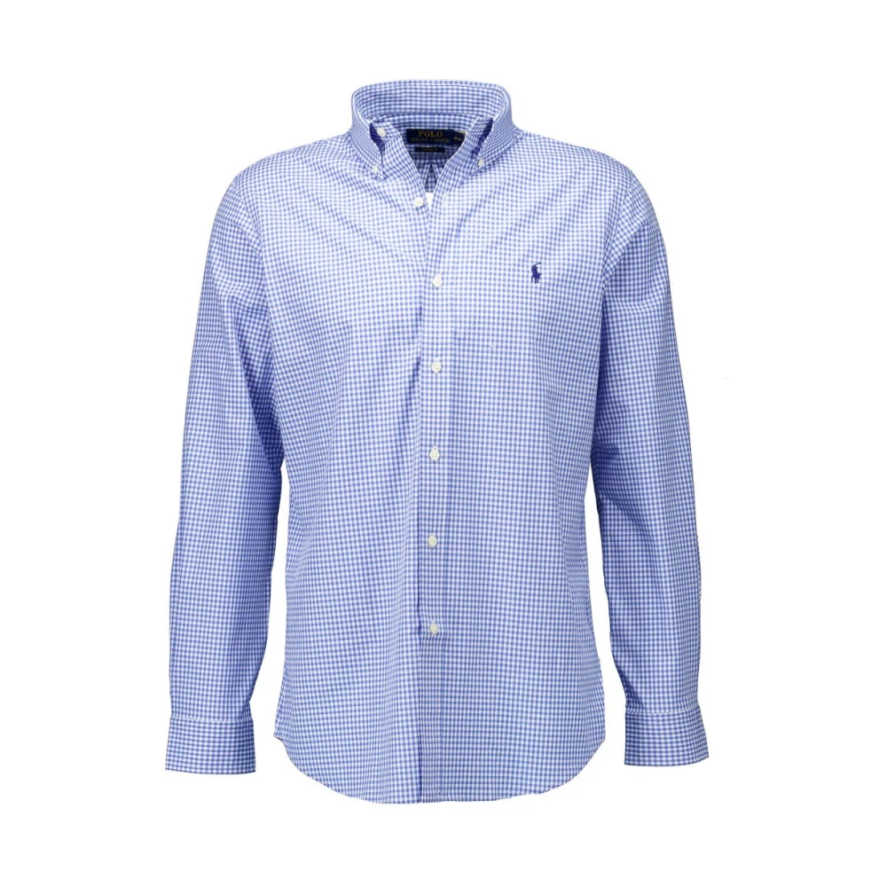 POLO Ralph Lauren geruit regular fit overhemd blue white check