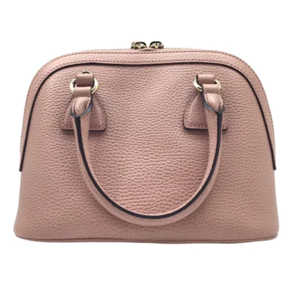 Gucci Vintage Pre-owned Leather gucci-bags Pink Dames