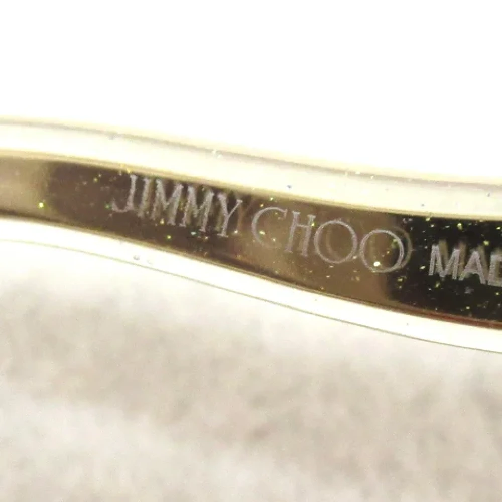 Jimmy Choo Pre-owned Plastic sunglasses Brown Dames