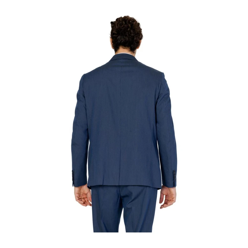 Antony Morato Lente Zomer Heren Pak Jas Polyester Mix Blue Heren