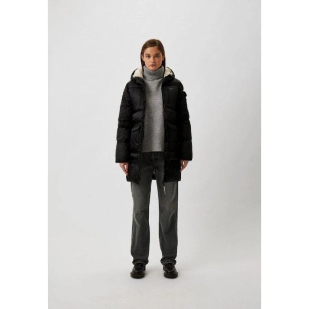 aeronautica militare Lange Donsjas Black Dames