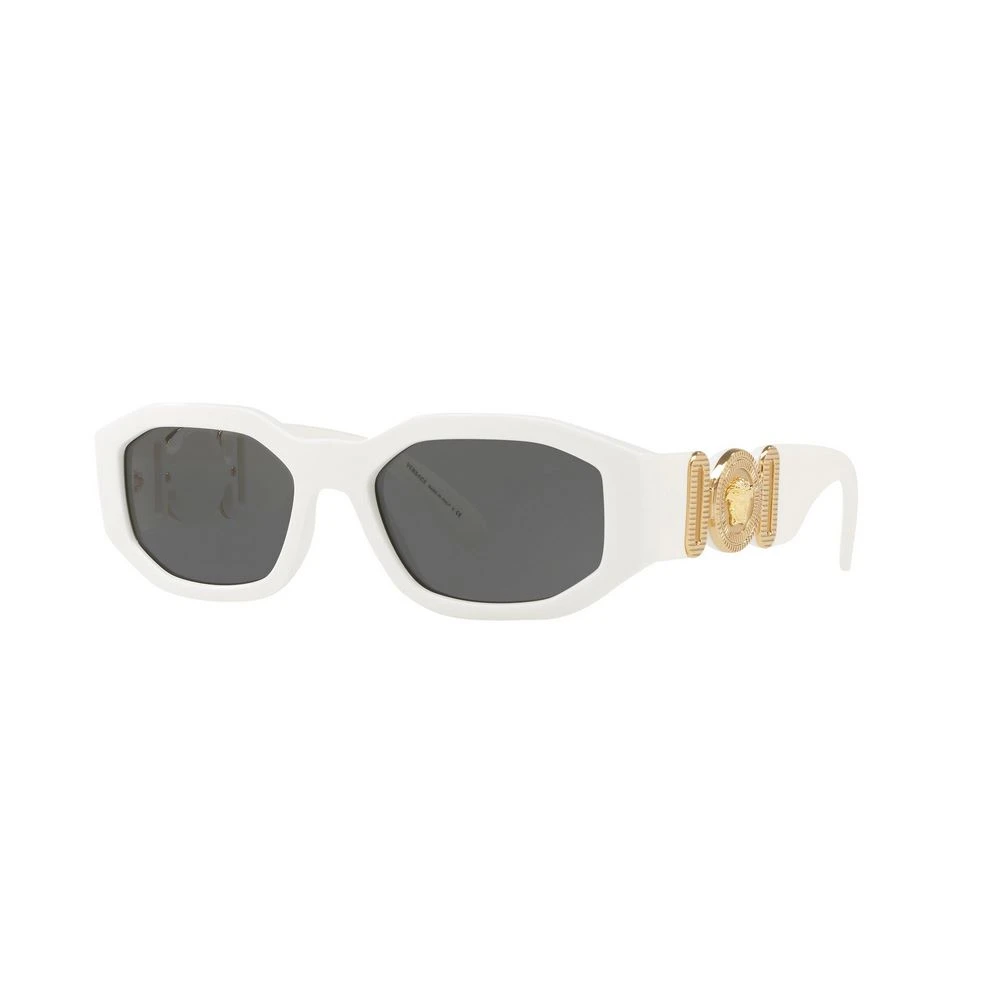 Versace Medusa Biggie Sunglasses - Male - Sunglasses - White - 53 Mm - Accessories