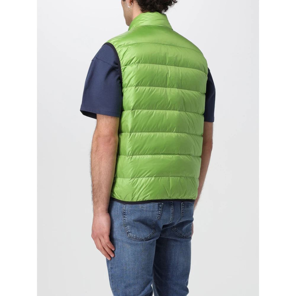 Blauer Gewatteerd Vest Green Heren