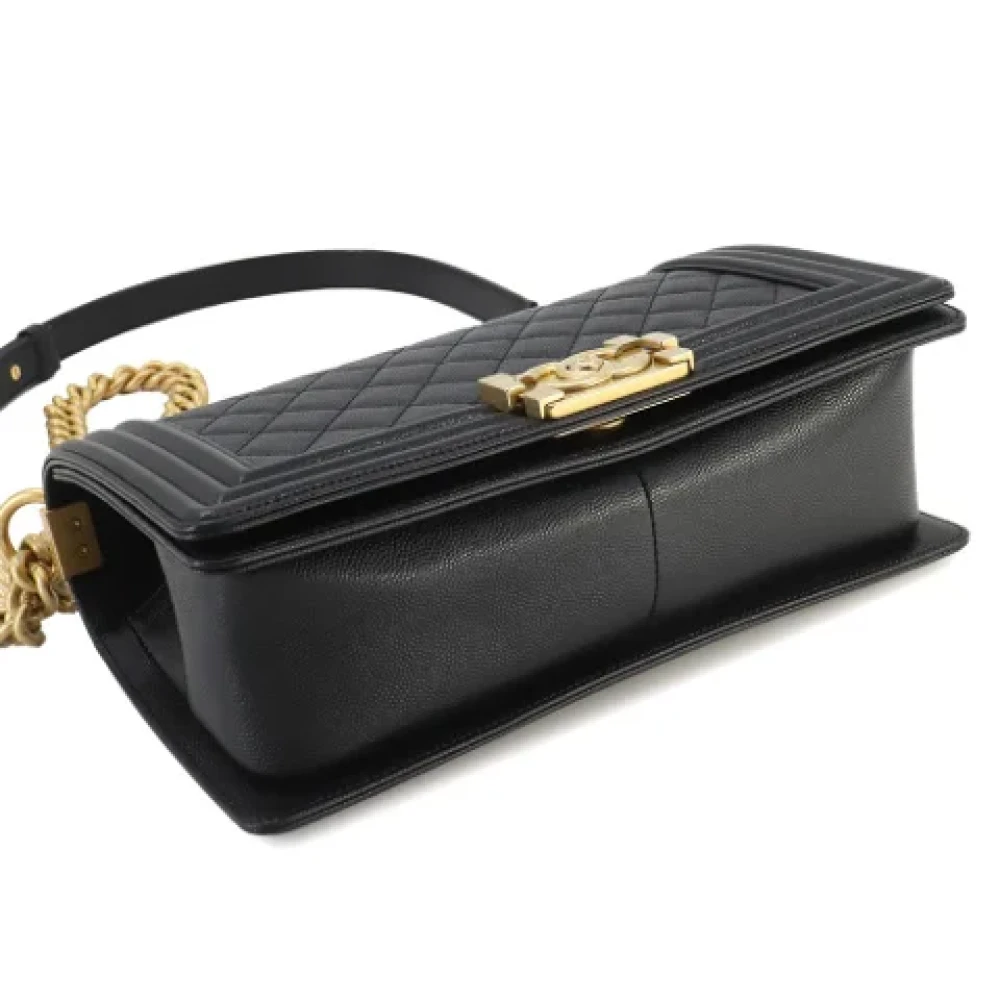 Chanel Vintage Pre-owned Leather chanel-bags Black Dames