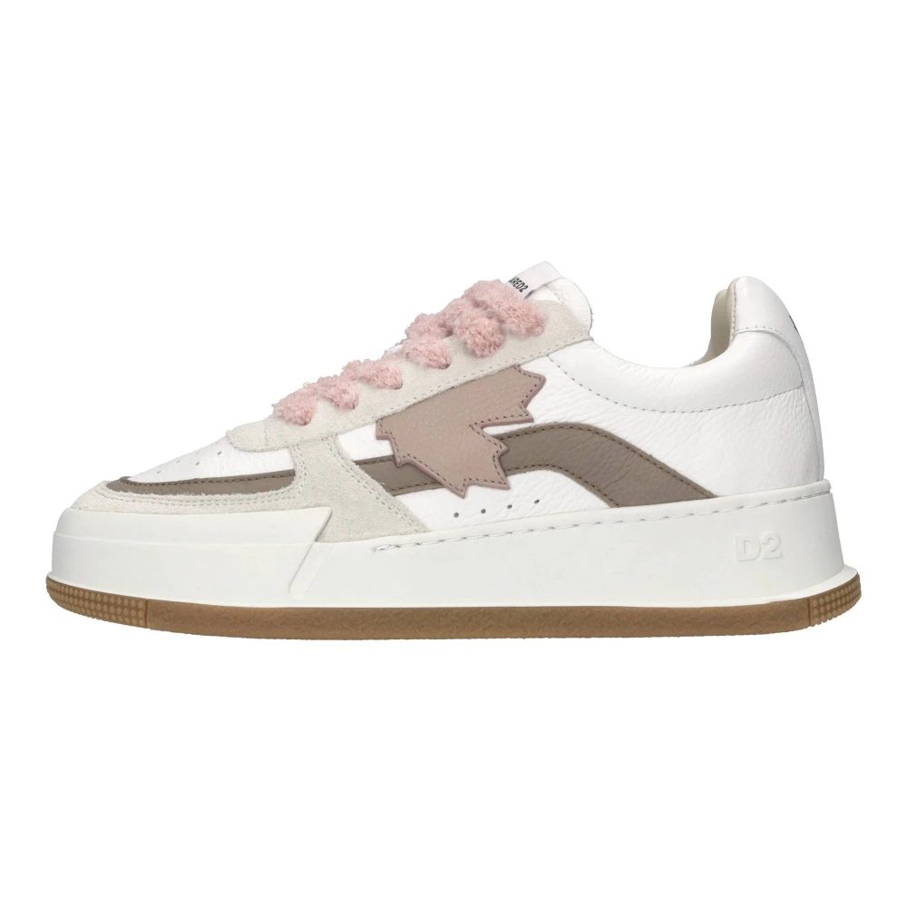 Dsquared2 Leren Sneakers Dames Schoenen Veelkleurig Multicolor