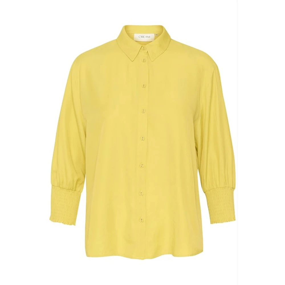 Cream Yellow Shirts - Female - Shirts - Xl - Blouses & Shirts