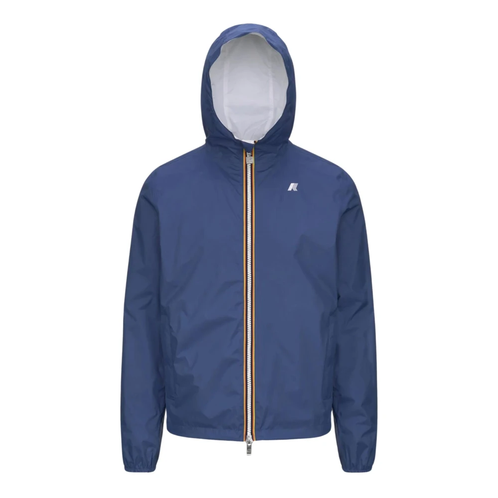 K-way Blauwe Fiord Jas Blue Heren