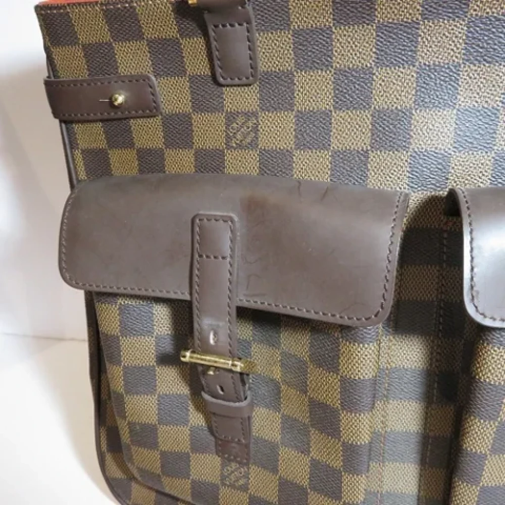 Louis Vuitton Vintage Pre-owned Fabric handbags Brown Dames