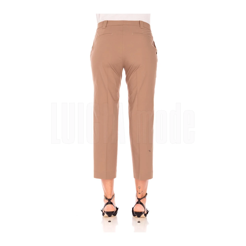 Via Masini 80 Stijlvolle Herenbroek Beige Dames
