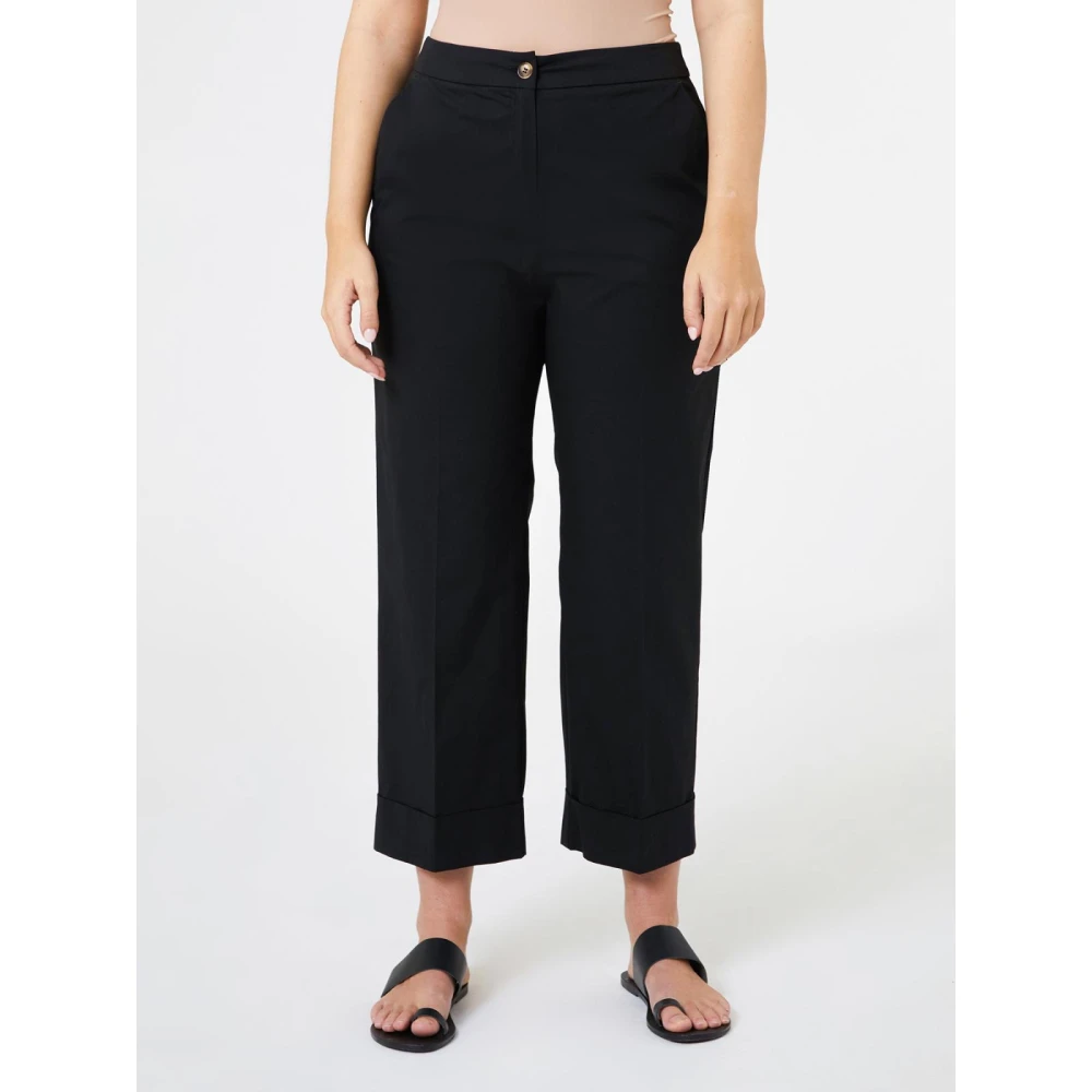 Elena Mirò Stijlvolle Broek Black Dames