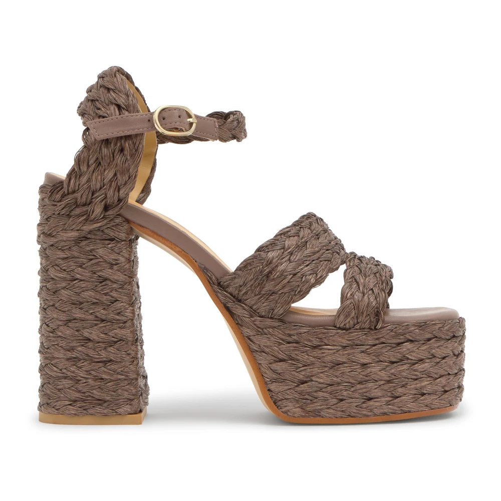 Castañer Women's Brown High Heel Sandals, 7 Uk, Fresa Sandal