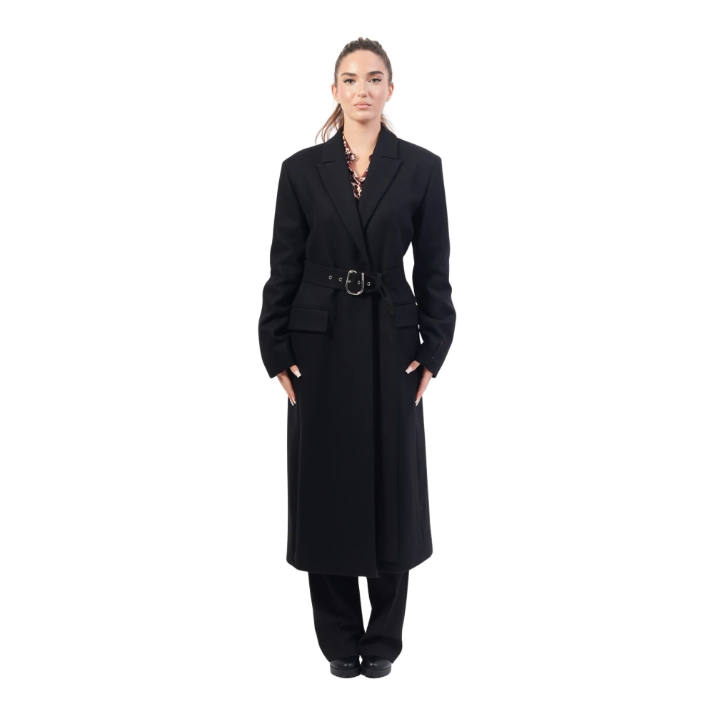 Coats > Belted Coats - - Hugo Boss - Modalova