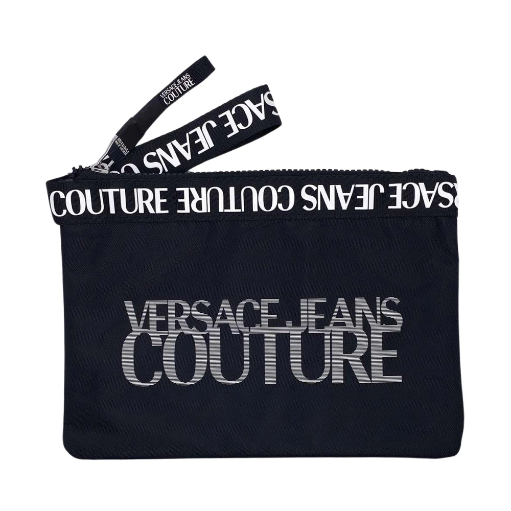 Versace Jeans Couture Men's Black Clutches, One Size, Clutches