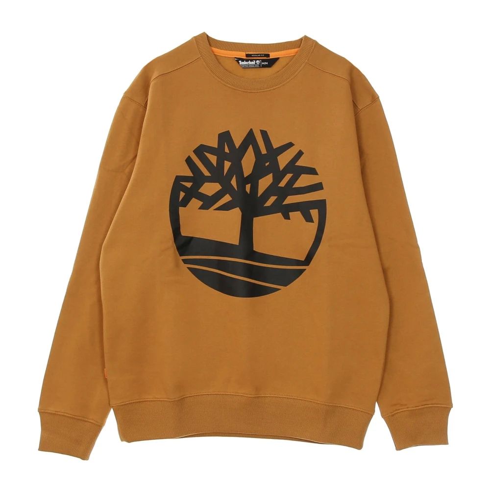 Timberland Men's Brown Crewneck Sweatshirt - Sweatshirts - Xl - Sweatshirts & Hoodies