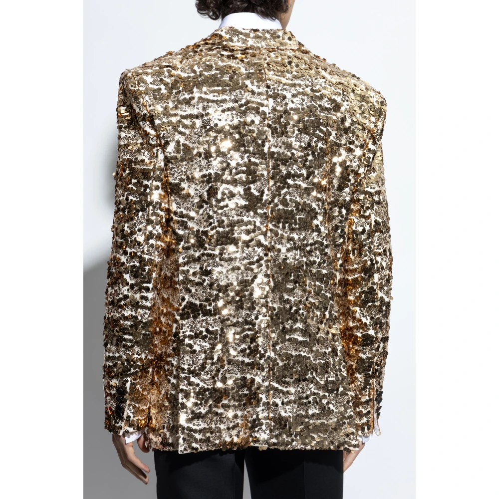 Dsquared2 Paillettenblazer Yellow Heren