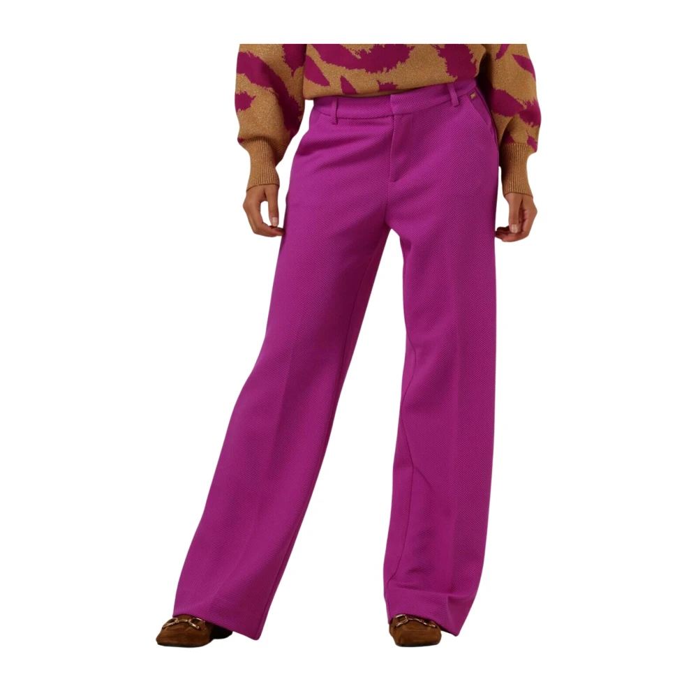 Pom Amsterdam Wijde Pijp Cactus Roze Broek Pink Dames