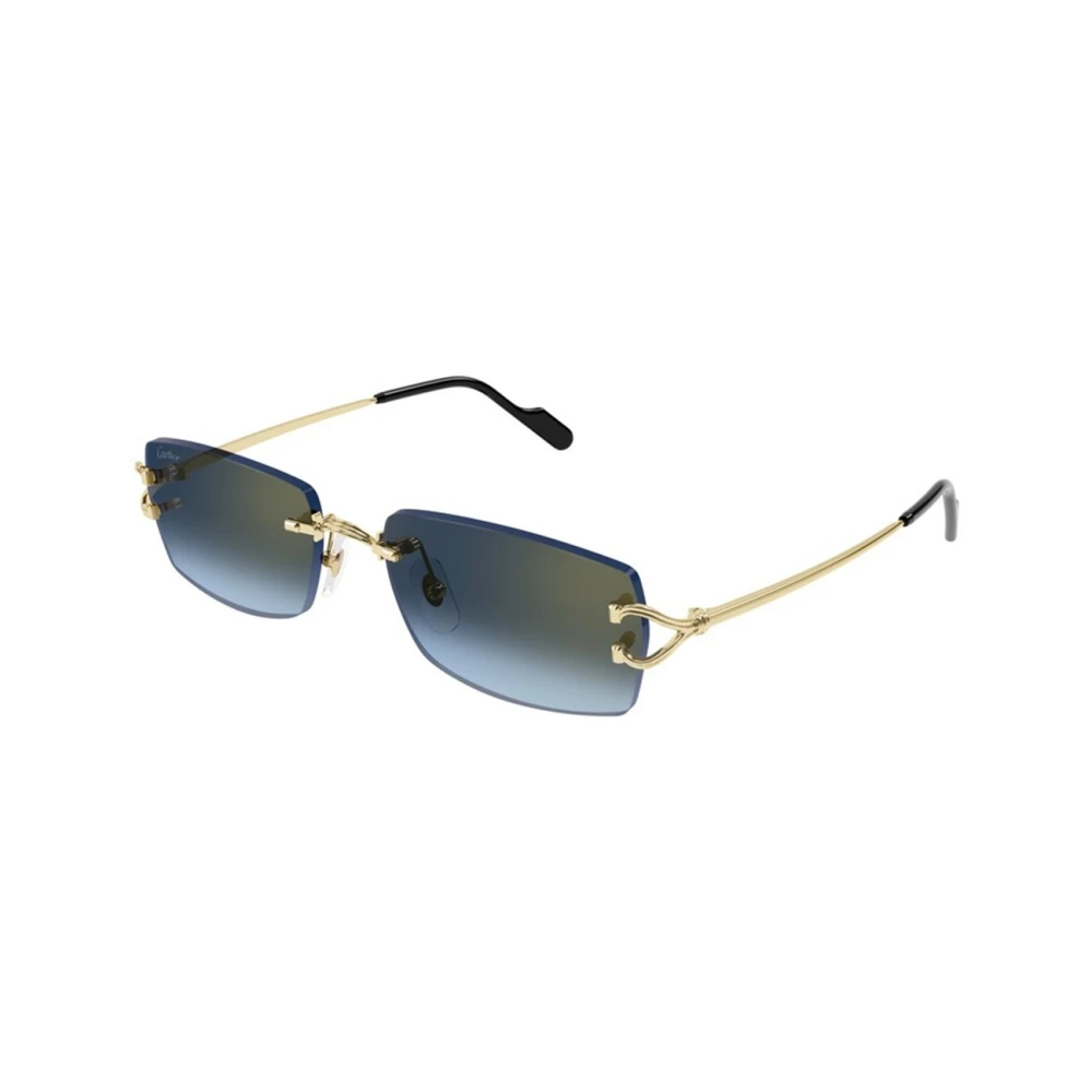 Cartier Yellow Sunglasses, Male, 56 Mm, Authentic Glasses With Top-Notch Service