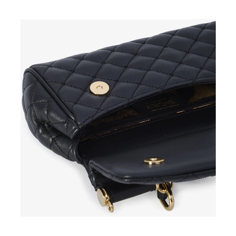 Dolce & Gabbana Stijlvolle Sicilië Handtas Black Dames
