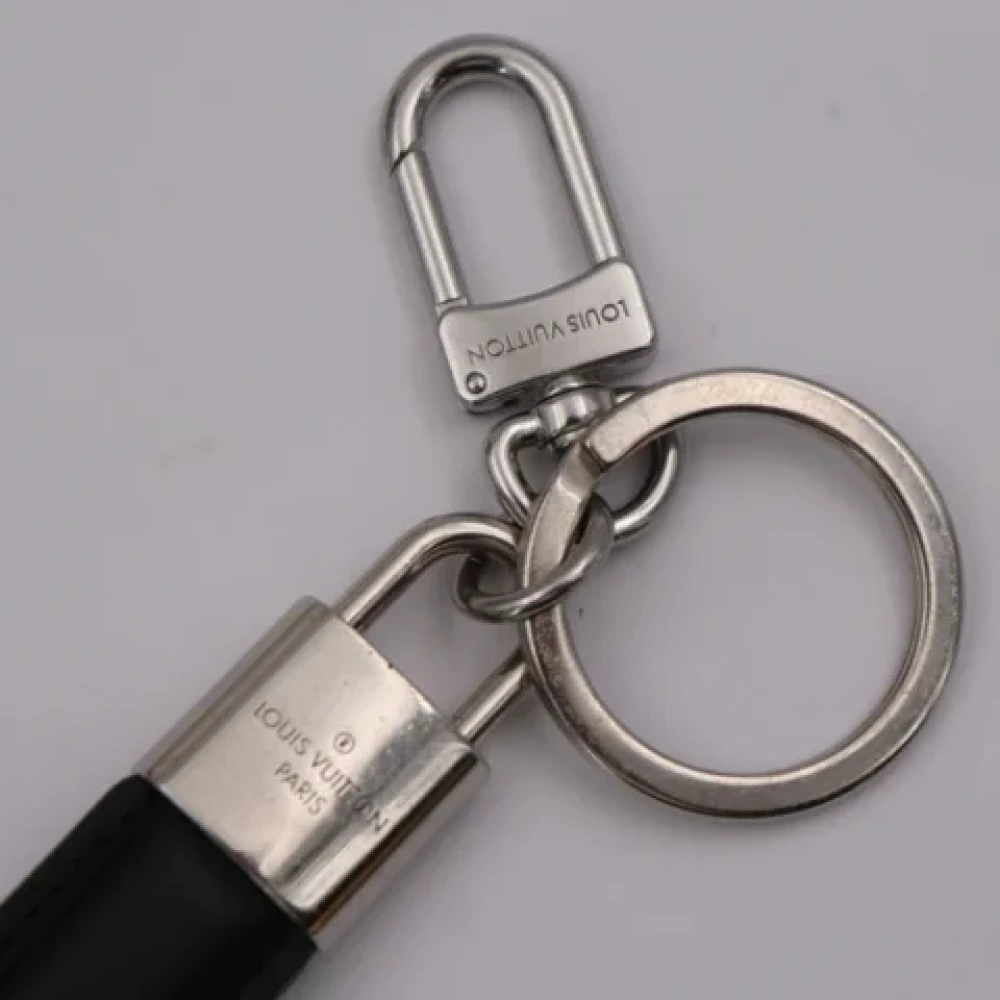 Louis Vuitton Vintage Pre-owned Leather key-holders Black Dames