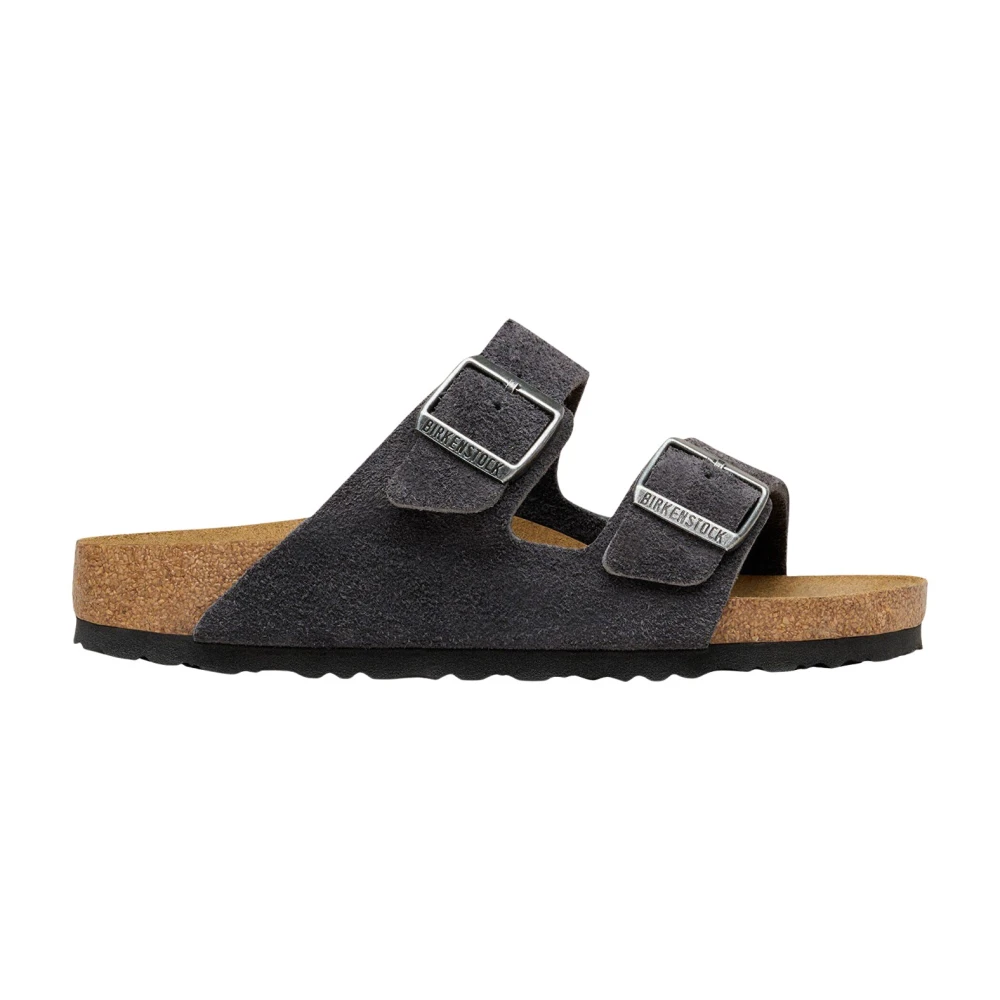 Birkenstock Men's Gray Arizona Suede - Sliders - 6 Uk - Shoes