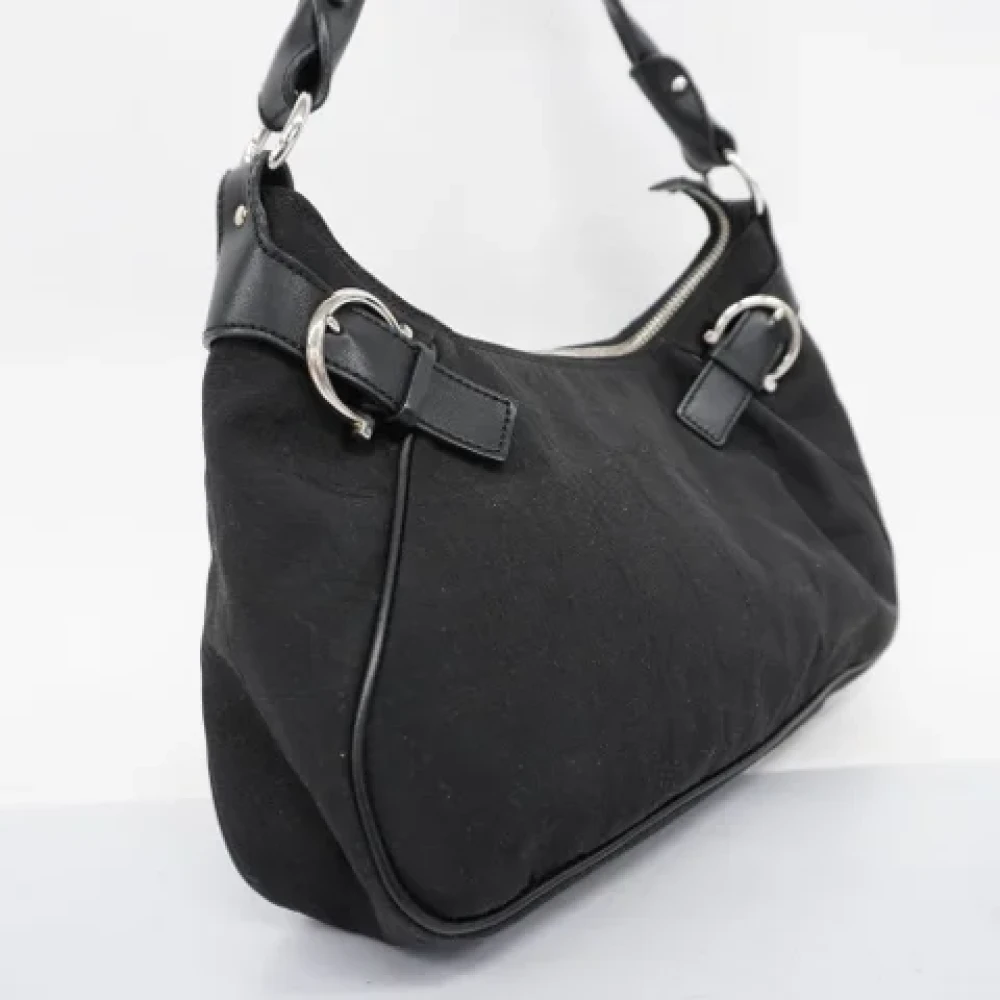 Salvatore Ferragamo Pre-owned Nylon handbags Black Dames