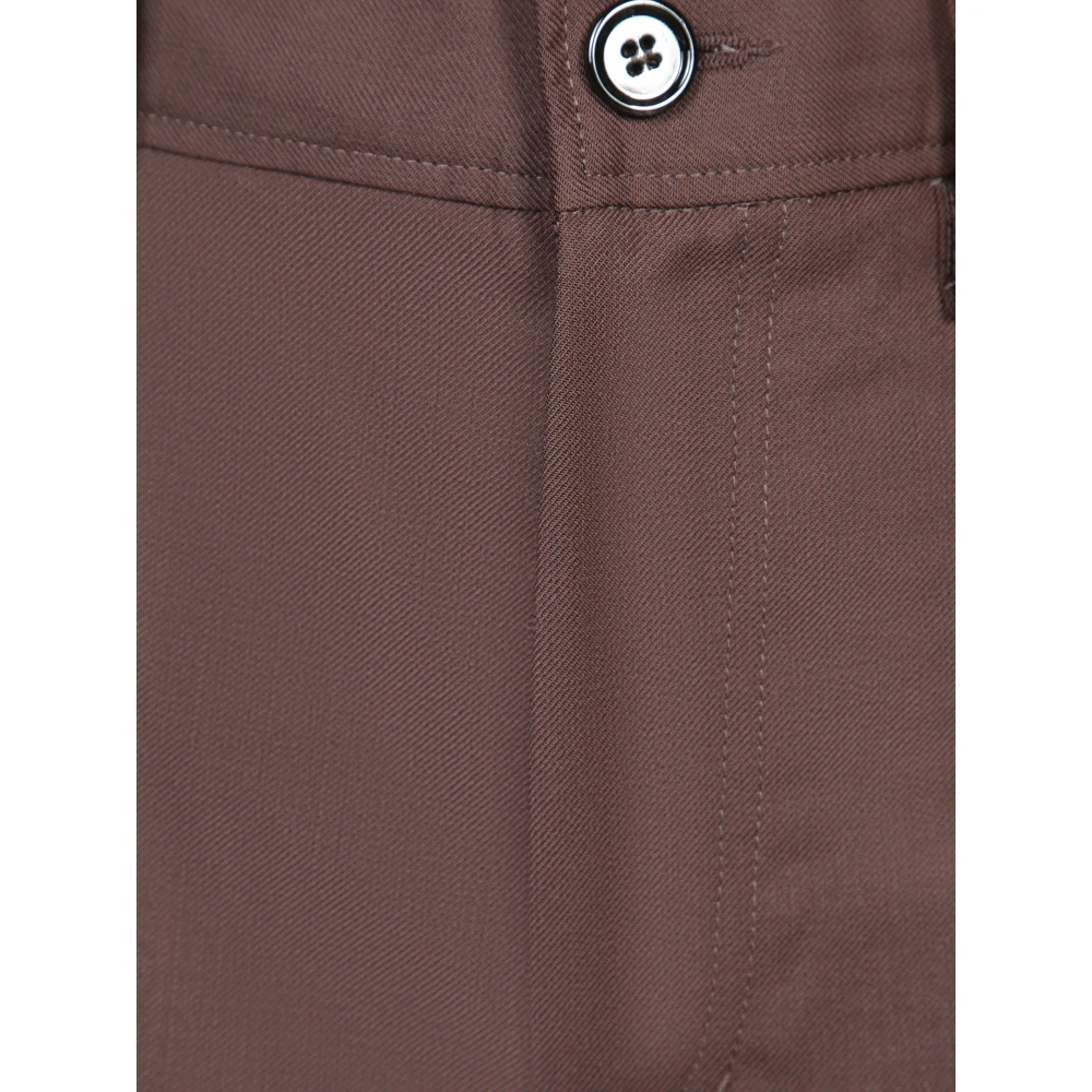 Séfr Bruine Wijde Broek Urban Stijl Brown Heren