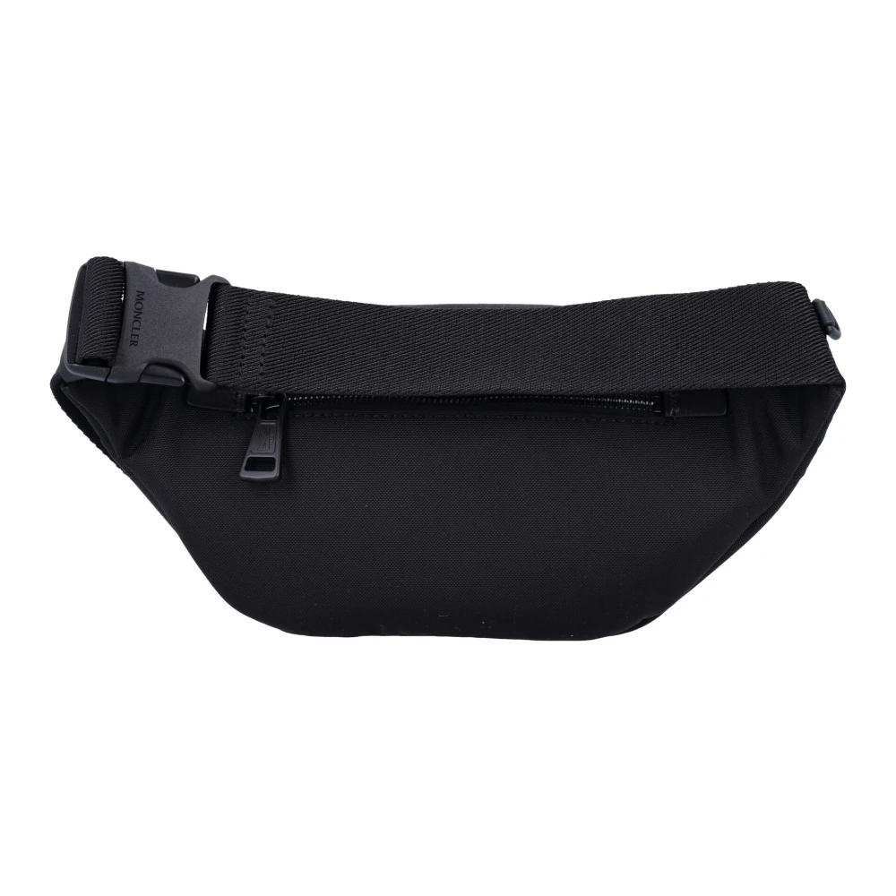 Moncler Zwarte handtas met verstelbare riem Black Heren