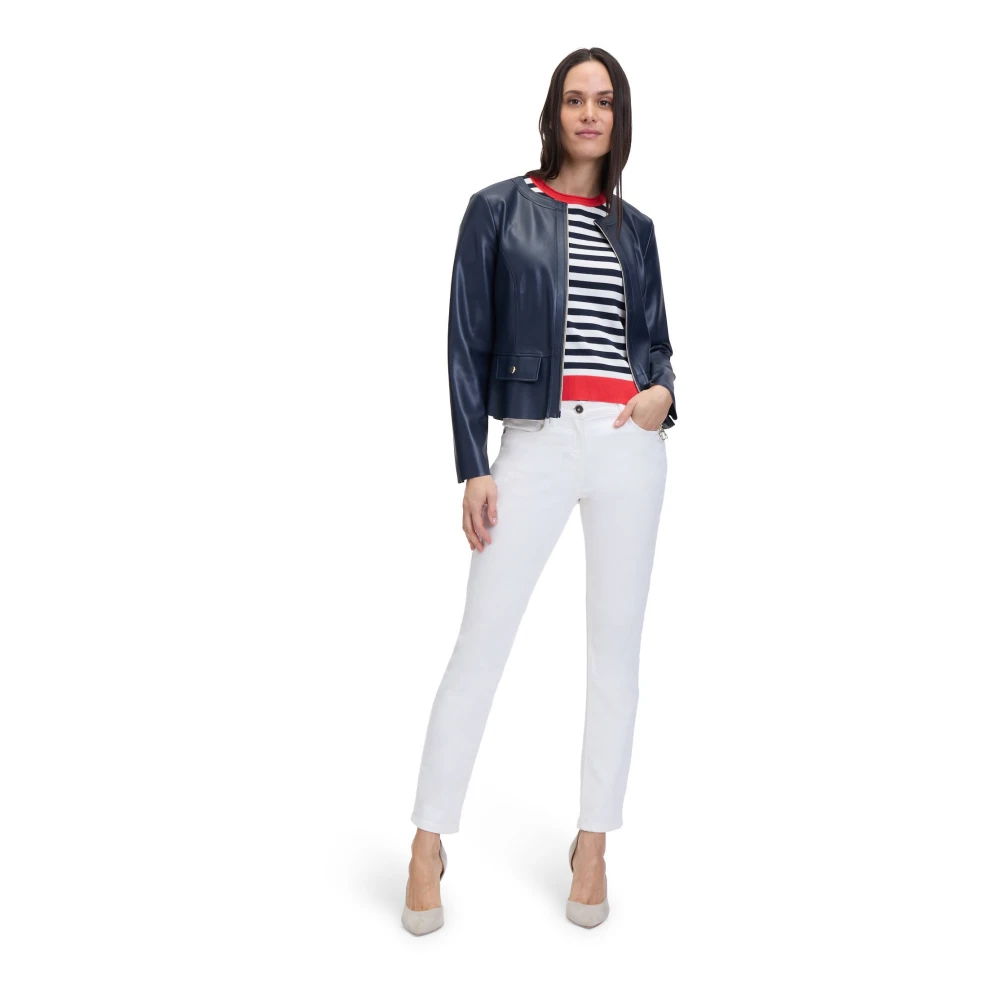 Betty Barclay Korte blazer met rits Blue Dames
