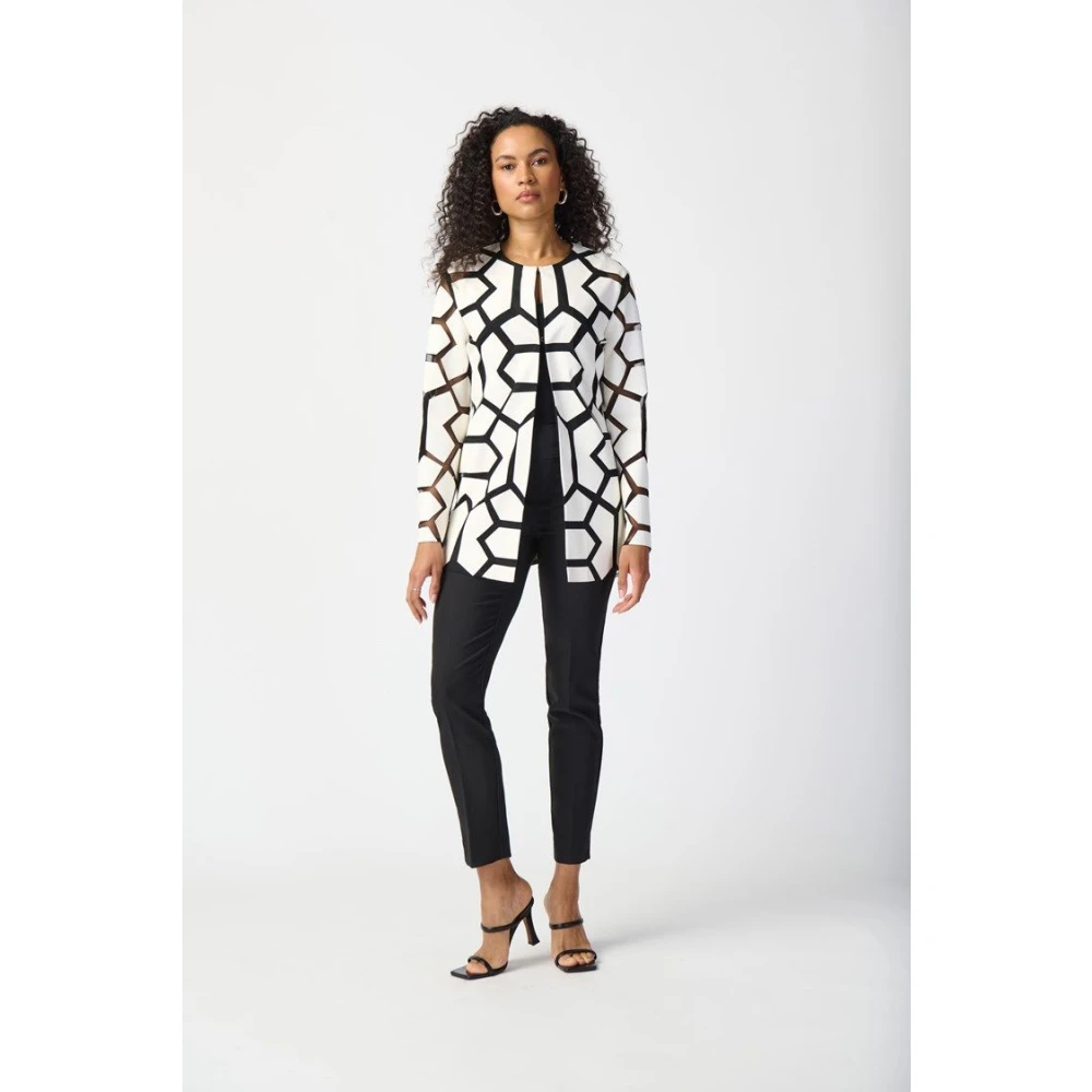 Joseph Ribkoff Onweerstaanbare Charme Tule Jas White Dames