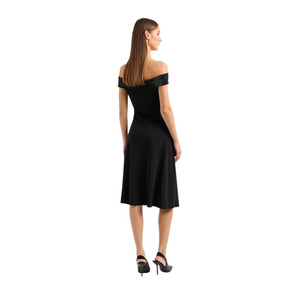 Emporio Armani Elegante Jurk voor Speciale Gelegenheden Black Dames