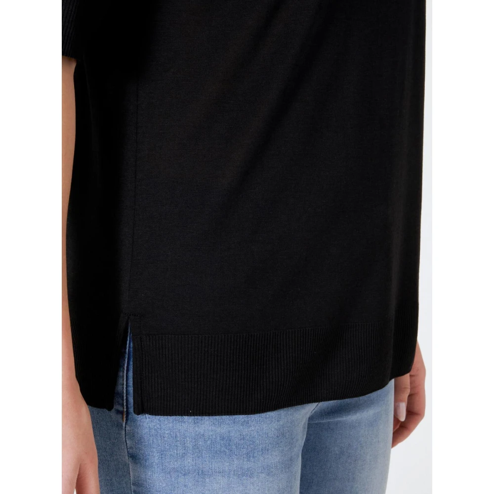 Elena Mirò Stijlvolle T-Shirt voor Vrouwen Black Dames