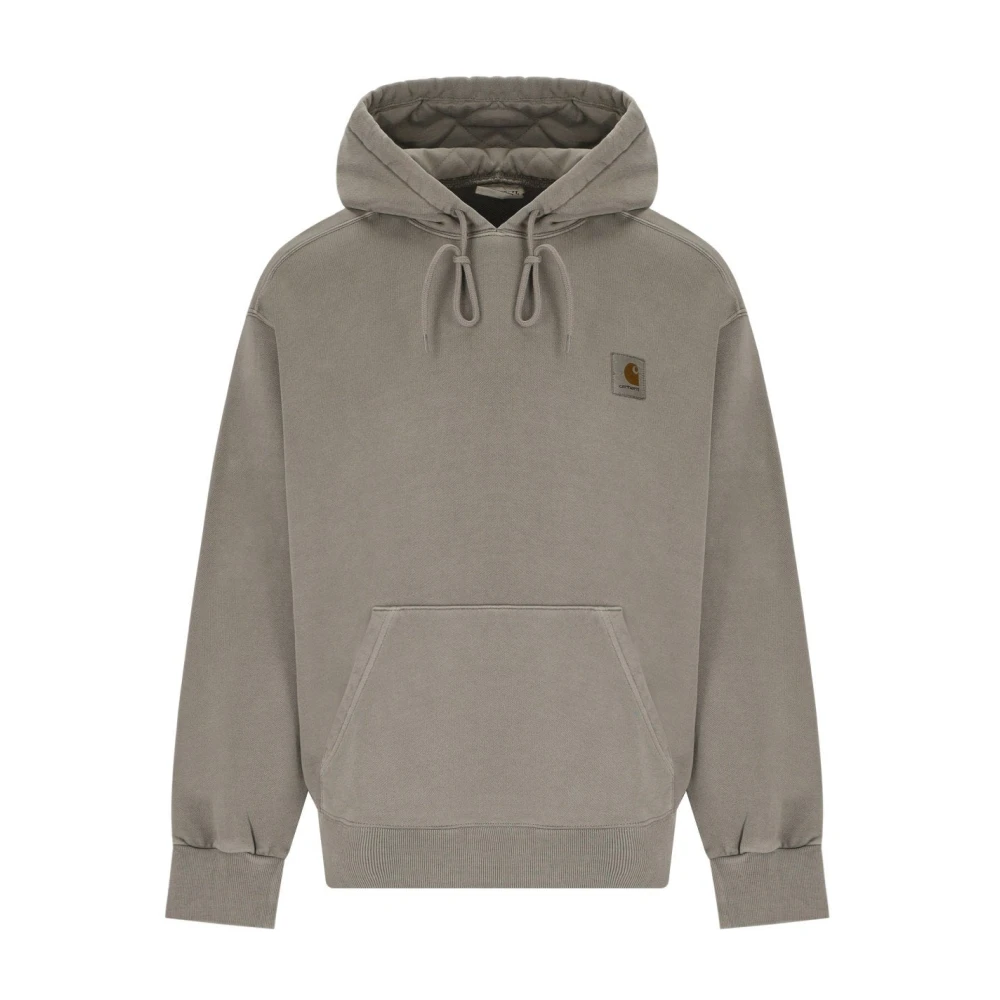 Carhartt Wip Men's Gray Hooded Nelson Sweatshirt - Hoodies - Xl - Sweatshirts & Hoodies