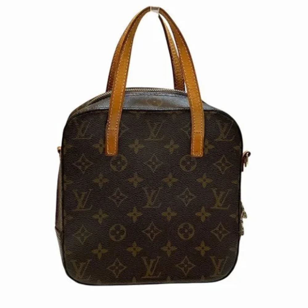 Louis Vuitton Vintage Pre-owned Fabric handbags Brown Dames