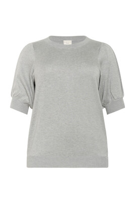 grey-melange-pleat-pullover-sweater