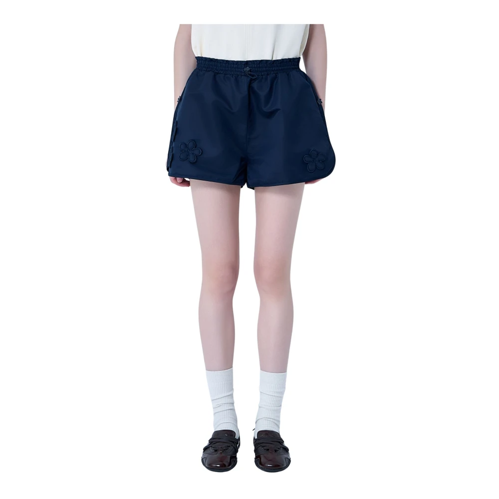 Cecilie Bahnsen Women's Blue Colette Shorts
