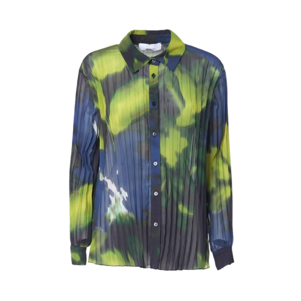 Kaos Damesblouse met lange mouwen synthetisch materiaal Multicolor Dames
