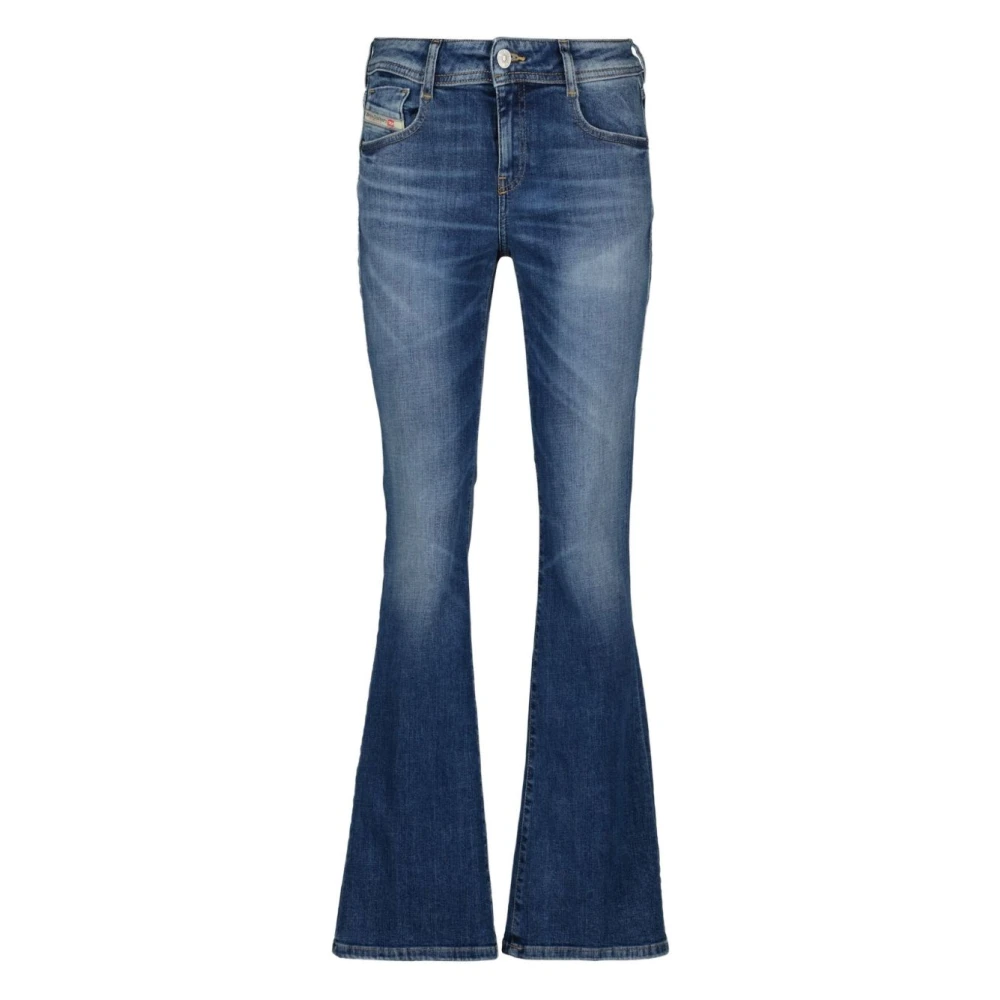Diesel Women's Blue Flare Jeans, W25, Flared Jeans