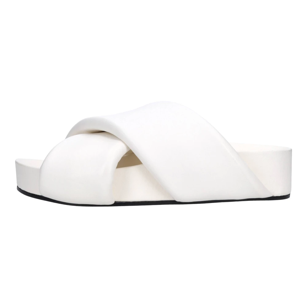 Jil Sander Sandals White - Female - Sliders - White - 3 Uk - Shoes