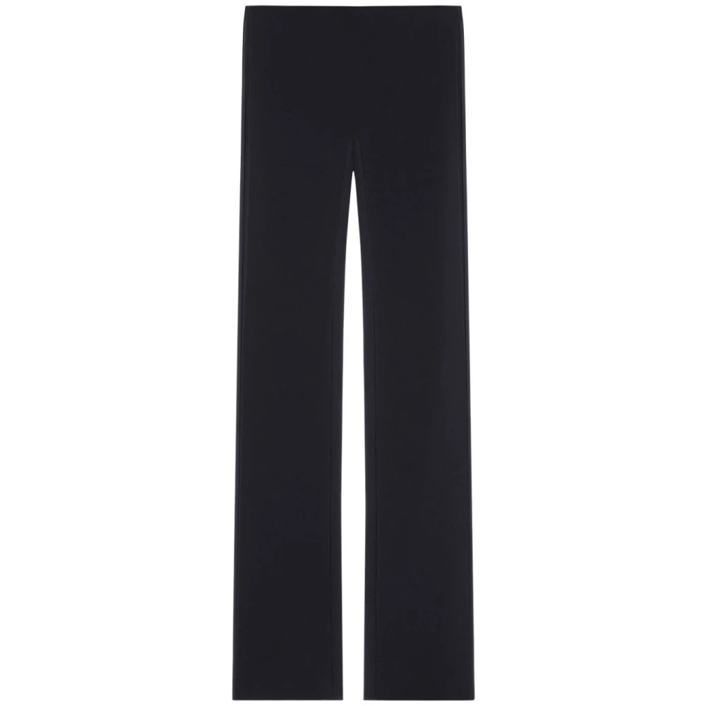 Courrèges Zwarte Gelaagde Broek met Paneeldetails Black Dames