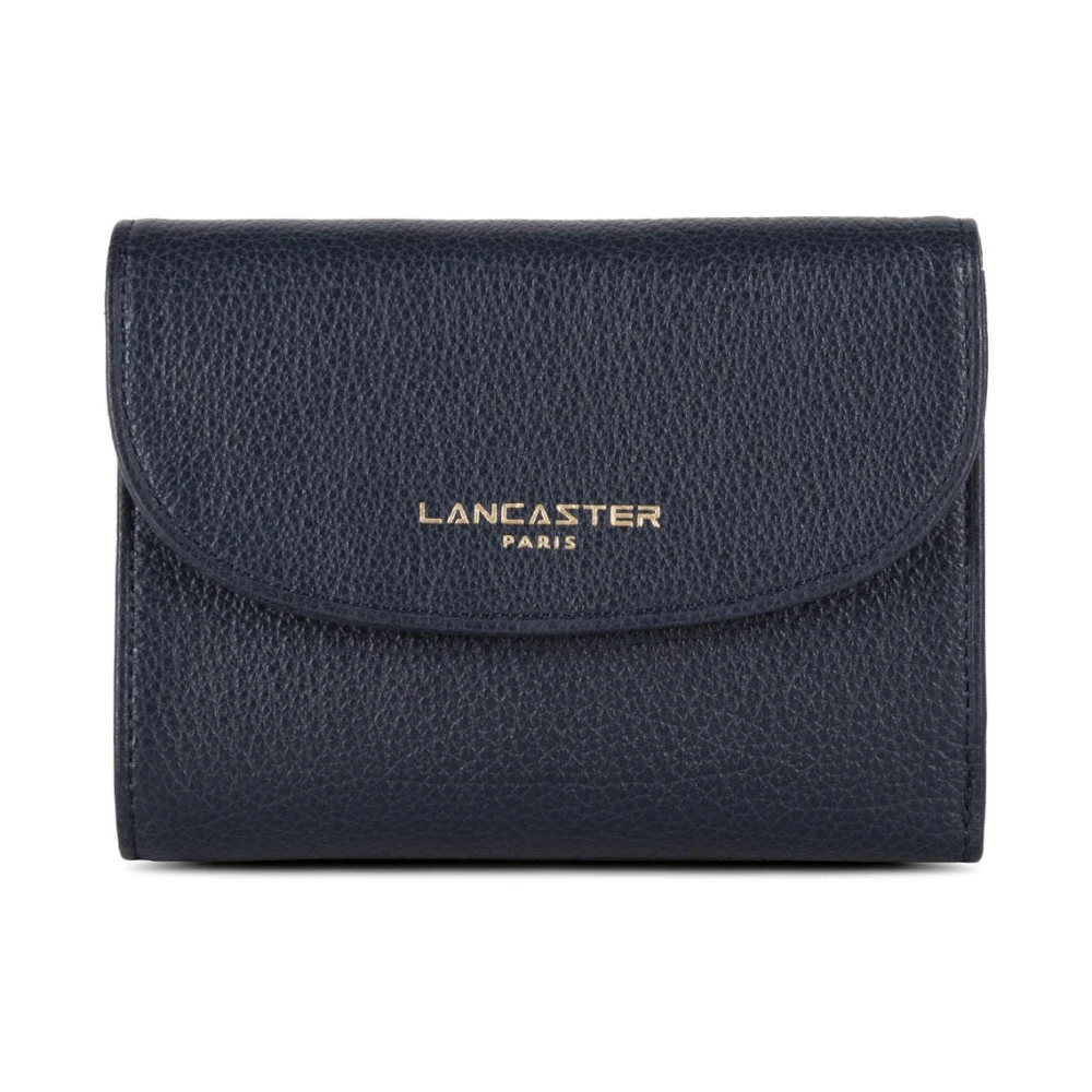 Lancaster Blue Wallets & Cardholders, Female, One Size, Stylish Double-Sided Wallet With Flap And Snap